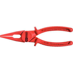 KS TOOLS Pince à bec plat en plastique avec revêtement isolant, 190 mm ( 117.1641 )