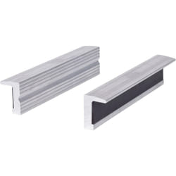 Kstools - Mordaches en aluminium aimantées pour étaux, structure fine,140mm