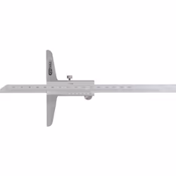 Selon DIN 862 Avec vis de réglage Vernier gradué des deux côtés par laser Graduation en noir Rail de mesure en mm Acier tremp ...