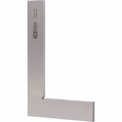 KS Tools 300.0256, Équerre de charpentier, Acier inoxydable, Acier, DIN 875/2, 15 cm, 5 mm