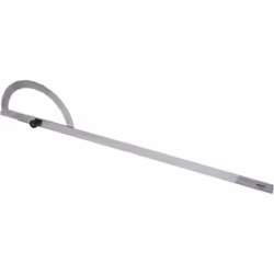 Idéal pour mesure d'angle de 0° à 180° Demi cercle ouvert Avec vis de réglage Graduation 1° Graduation avec de grands chiffre ...