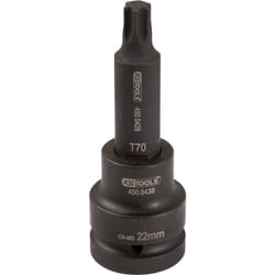 3/4' Douilles à chocs Torx, longues, T70