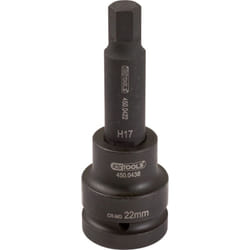 Ks Tools - Douille tournevis à chocs longue 3/4'' 6 pans, 19 mm - 450.0462