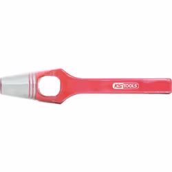 KS Tools 129.2023, Chasse goupille, Acier, Rouge, 170 mm, 2,3 cm, 325 g