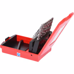 Kstools - Coffret de forets étagés hss TiN, en box pvc, 19 pcs 1-10mm