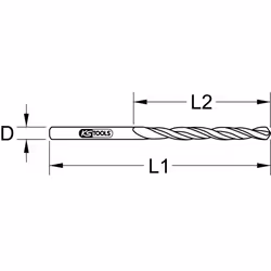 KS Tools 330.3096 foret Foret hélicoïdal 10 pièce(s) - Vue supplémentaire 2
