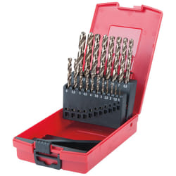 Kstools - Coffret de forets hss-g Co 5, en box pvc 19 pcs 1-10mm