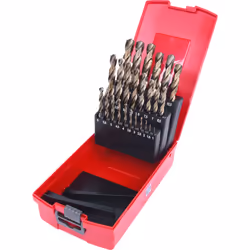 KS Tools 330.3623, Perceuse, Ensemble de forets, Rotation vers la droite, Métal, Plastique, Bois, 118°, Acier rapide (HSS-G)
