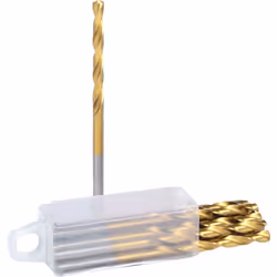 Kstools - Forets hss TiN, 4mm, pack de 10