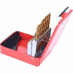 Kstools - Coffret de forets hss TiN, en box métal 19 pcs 1-10mm