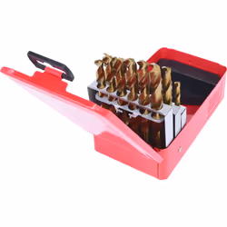 Kstools - Coffret de forets hss TiN, en box métal 25 pcs 1-13mm