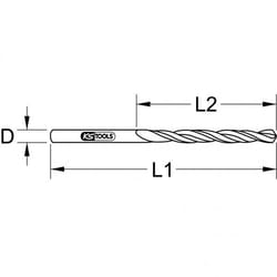 KS Tools 330.5053 foret Ensemble de forets 10 pièce(s)