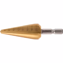 KS Tools 336.0033, Perceuse, Mèches à métaux en cône, Rotation vers la droite, 2 cm, 78 mm, Métal, Plastique