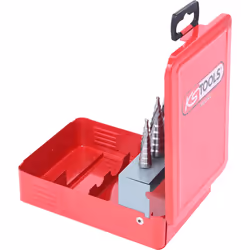 Kstools - Jeu de forets étagés HSS, en box métal 3 pcs