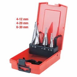 Kstools - Coffret de forets étagés hss Co 5, en box pvc 3 pcs
