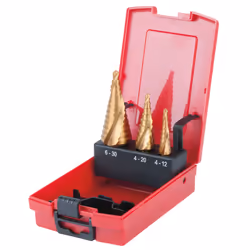 KS Tools 330.2424, Perceuse, Ensemble de forets, Rotation vers la droite, 118°, Acier rapide revêtu de titane (HSS-TiN), Or