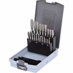 Coffret de tarauds hss m 21 pcs en box pvc, M3-M12