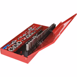 Kstools - Coffret de tarauds et filières hss Co, 54 pcs