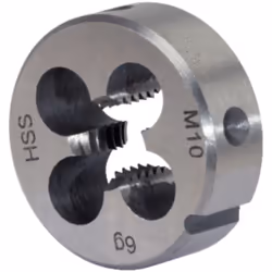 KS Tools 332.0004, Filière de filetage, Acier rapide, Argent