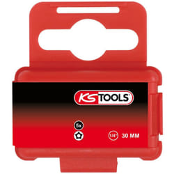 Kstools - 1/4' Embouts 5 pans percé, TS15, pack de 5