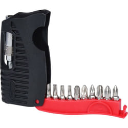1/4' Etui d'embouts de vissage, 11 pcs Torx, ph, pz