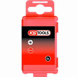 Kstools - 1/4 Embout de vissage Torq-Set®, 75mm, 10, pack de 5