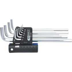 Kstools - Jeu de clés mâles 6 pans 3 en 1,10 pcs xl