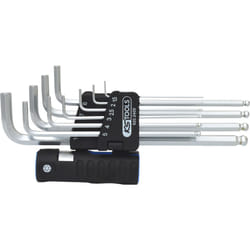 Kstools - Jeu de clés mâles 6 pans à tête sphérique 3 en 1,10 pcs xl