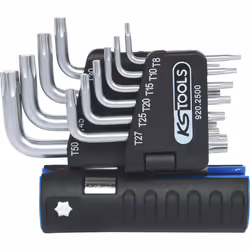 KS Tools 920.2500, Jeu de clés hexagonales en T, 10 pièce(s), Manche en t avec bras court, Sulfate de chondroïtine, 500 g