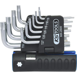 Kstools - Jeu de clés mâles Torx 3 en 1,10 pcs courtes
