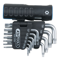 Kstools - Jeu de clés mâles Torx percé 3 en 1,10 pcs courtes