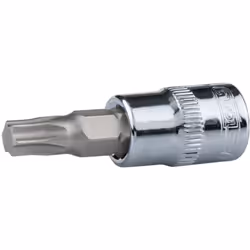 Torx Carré d'entraînement intérieur selon DIN 3120 / ISO 1174 avec encoche pour verrouillage par bille avec embout tournevis  ...