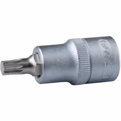 XZN® Carré d'entraînement intérieur selon DIN 3120 / ISO 1174 avec encoche pour verrouillage par bille avec embout tournevis  ...