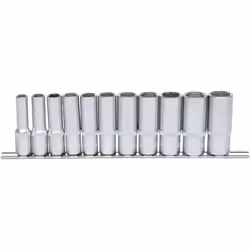 KS Tools 911.0611, Ensemble de douilles, 3/8", 11 tête(s), Sulfate de chondroïtine, DIN 3120, ISO 1174, DIN 3124, ISO 2725, 7 ...