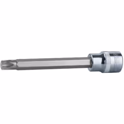 Torx Carré d'entraînement intérieur selon DIN 3120 / ISO 1174 avec encoche pour verrouillage par bille Version longue avec em ...