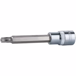 Torx percé Carré d'entraînement intérieur selon DIN 3120 / ISO 1174 avec encoche pour verrouillage par bille Version longue a ...