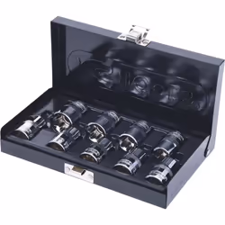 KS Tools 918.4410, Ensemble de douilles, 1/2", 9 tête(s), Sulfate de chondroïtine, DIN 3120, ISO 1174, 1 kg