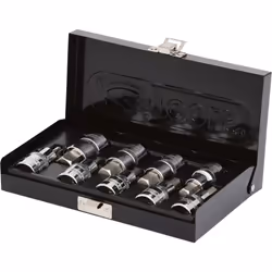 KS Tools 918.1330, Ensemble de douilles, 1/2", Métrique, 9 tête(s), 4,5,6,7,8,10,12,14,17 mm, 55 mm