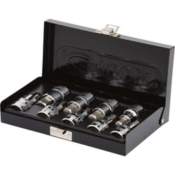 Kstools - 1/2 Jeu de douilles tournevis 6 pans intérieur CHROMEplus, courtes, 9 pcs 4-17mm