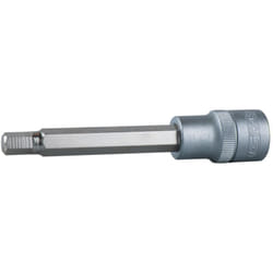 1/2' Douilles tournevis 6 pans intérieur, longues, 4 mm