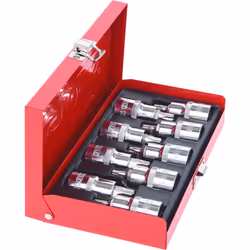 Kstools - 1/2 CHROMEplus Jeu de douilles tournevis Torx percé,9 pcs TB20-TB60 - Vue supplémentaire 4