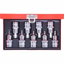 Kstools - 1/2 CHROMEplus Jeu de douilles tournevis Torx percé,9 pcs TB20-TB60 - Vue supplémentaire 5