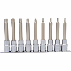 KS Tools 918.1890, 9 pièce(s), Torx, T20, T25, T27, T30, T40, T45, T50, T55, T60, 110 mm, 1,5 kg
