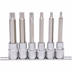 KS Tools 918.1358, Ensemble de douilles, 1/2", Métrique, 6 tête(s), M10, M14, M5, M6, M8, Sulfate de chondroïtine
