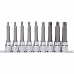 KS Tools CHROMEplus, Ensemble de douilles, 1/2", Métrique, 1 tête(s), M10, M12, M14, M5, M6, M7, M8, M9, Sulfate de chondroït ...