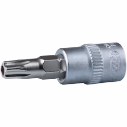 Torx percé Carré d'entraînement intérieur selon DIN 3120 / ISO 1174 avec encoche pour verrouillage par bille avec embout tour ...