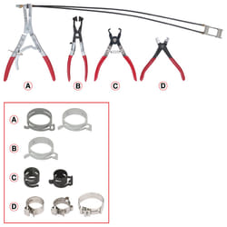 Kstools - Jeu de pinces pour colliers auto-serrants, 4 pcs