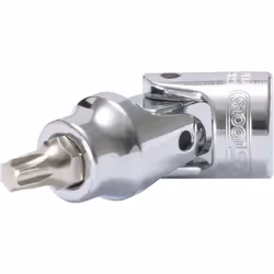 Kstools - 1/4 CHROMEplus Douille à embouts articulée pour vis Torx, T10