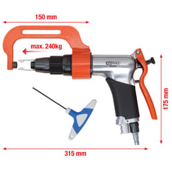 Kstools - Jeu de perceuses à points de soudure pneumatiques Fastdrill, 3 pcs