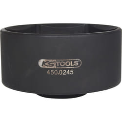 Kstools - 3/4 Douille d'écrou d'essieu Volvo 80mm, 6 pans